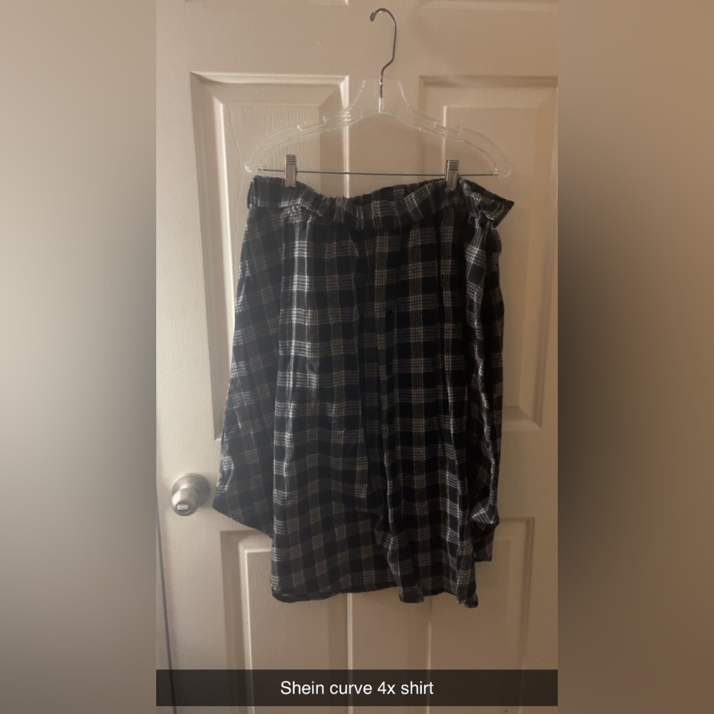 Shein curve skater 90s midi skirt 4x